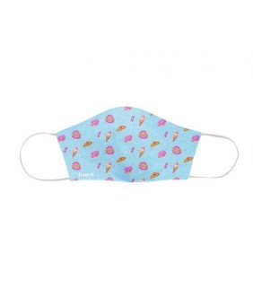Mascarilla infantil 3 capas homologada Helado