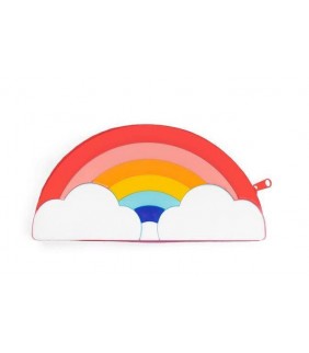 Neceser de silicona Arco Iris Rojo