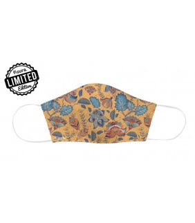 Mascarilla Paisley Mostaza Adulto Homologada