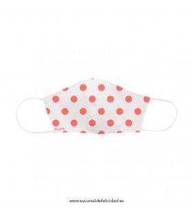 Mascarilla Lunares rojos Adulto Homologada