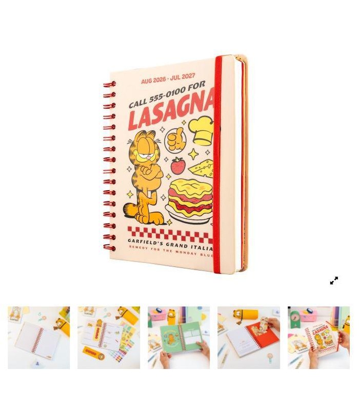 AGENDA ESCOLAR GARFIELD 2026/2027
