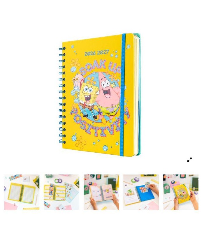 AGENDA ESCOLAR BOB ESPONJA 2026/2027