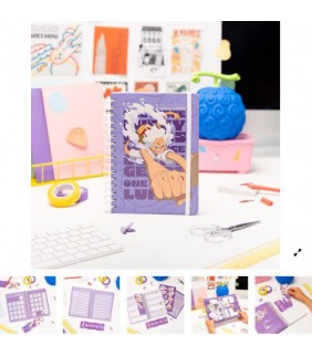 AGENDA ESCOLAR A5 ONE PIECE GEAR 5 2026-27 12meses
