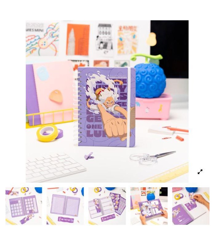 AGENDA ESCOLAR A5 ONE PIECE GEAR 5 2026-27 12meses