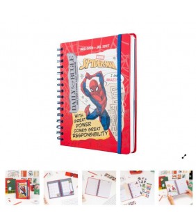 AGENDA ESCOLAR A5 SPIDERMAN 12MESES 2026/27
