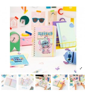 AGENDA ESCOLAR STITCH Y ANGEL 2026/2027