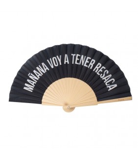 Abanico Mañana voy a tener resaca black