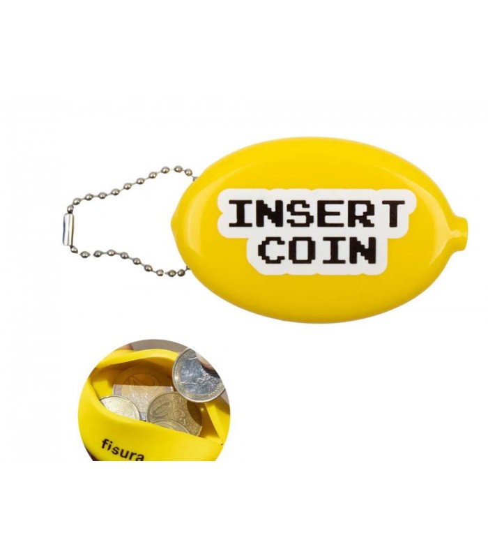 Monedero retro  Insert coin 