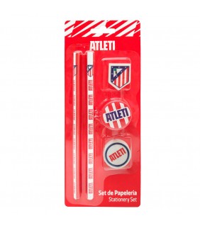 Blister papeleria Atletico de Madrid 5pzs