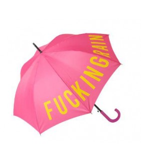 Paraguas  Fucking Rain  rosa