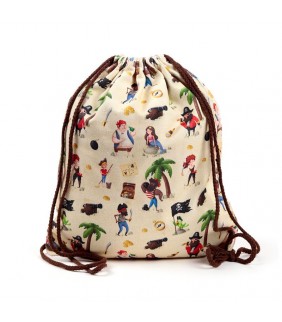 Mochila de Tela con Cuerdas Piratas Jolly Rogers 