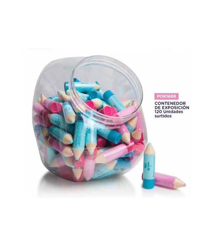 Expositor balsamos labiales lapices
