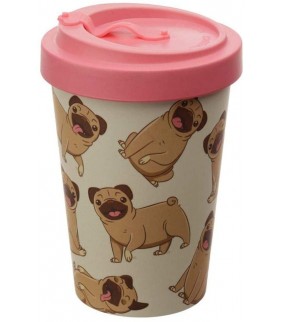 Puckator Bamboo Wooden Coffee Cup with Unscrewable