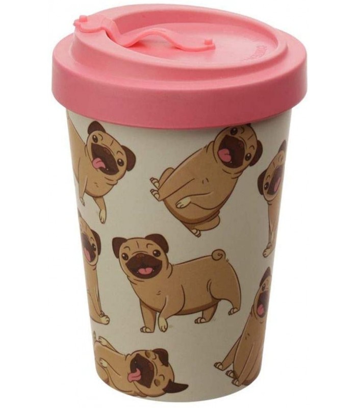 Puckator Bamboo Wooden Coffee Cup with Unscrewable