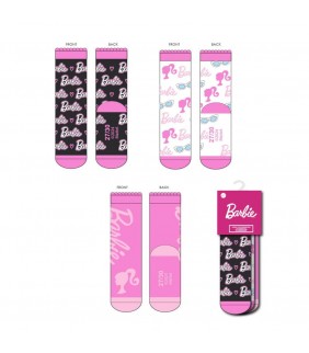 Pack calcetines 3 Piezas Barbie Talla 27/30