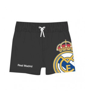 BERMUDA BAÑO REAL MADRID NEGRA 14 AÑOS