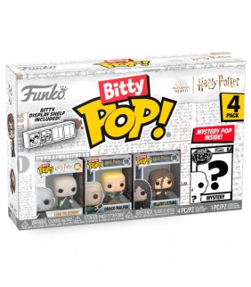 Blister 4 figuras Bitty POP Harry Potter Voldemort