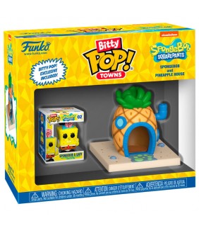 Figura Bitty POP Town Bob Esponja - Sponge Bob at 