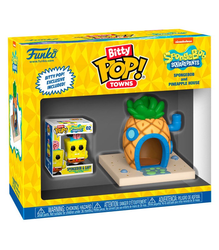 Figura Bitty POP Town Bob Esponja - Sponge Bob at 
