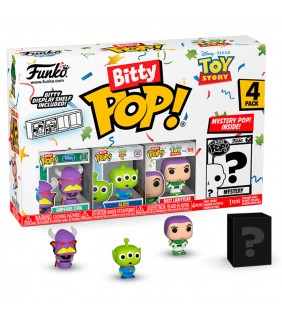 Blister 4 figuras Bitty POP Disney Toy Story Zurg