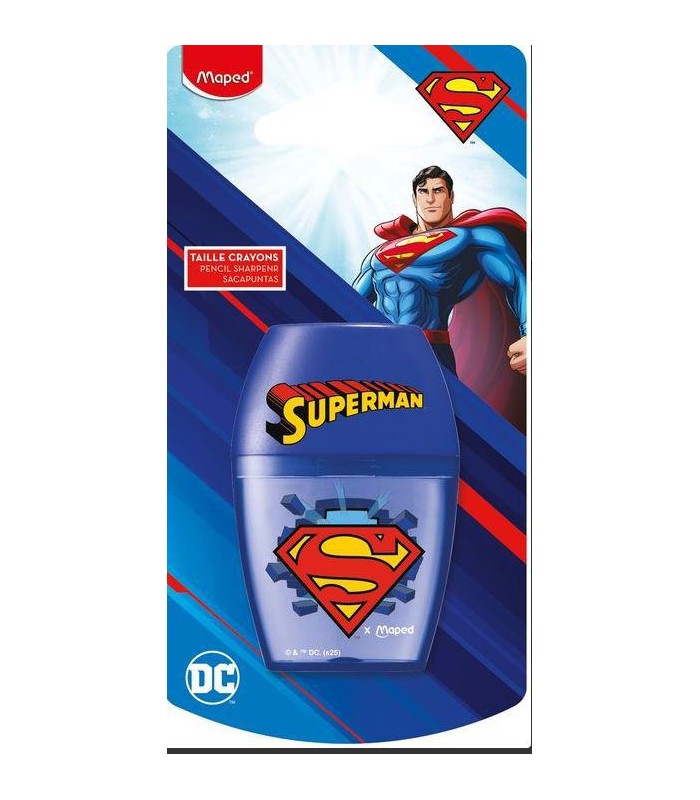 BLISTER SACAPUNTAS 1O SHAKER SUPERMAN