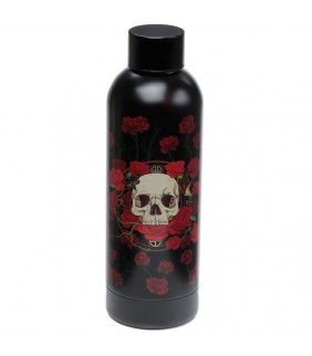 Botella Térmica de Acero Inoxidable - Calavera y R
