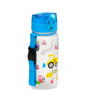 Botella de Agua Infantil Inastillable Tractor