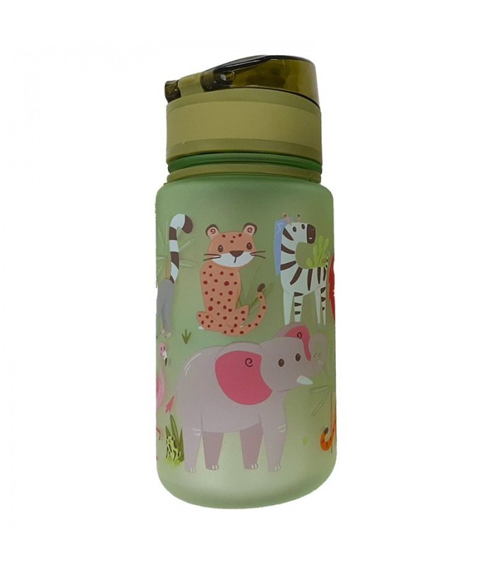 Botella de Agua Infantil Inastillable Animales Zoo