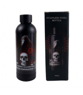 Botella Térmica de Acero Inoxidable Calavera Gótic