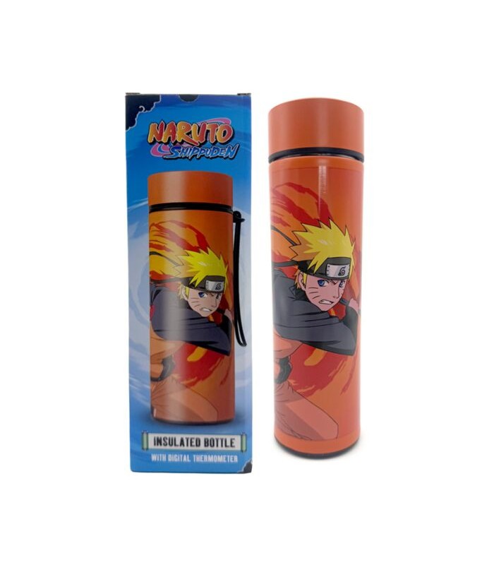 Botella Termo con Termómetro Naruto