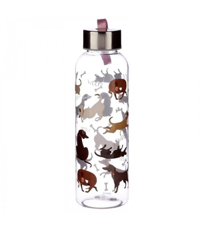 BOTELLA DE AGUA INFANTIL CON TAPA METALICA 500 ML 