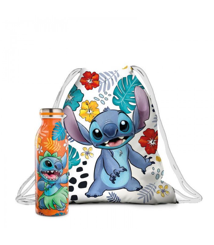 Set botella térmica   bolsa ajustable Stitch