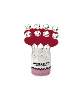 BOLIGRAFOS CON POMPON SNOOPY LOVE SEASON