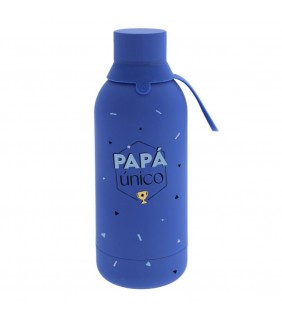 BOTELLA ACERO INOXIDABLE 500 ML - PAPÁ ÚNICO