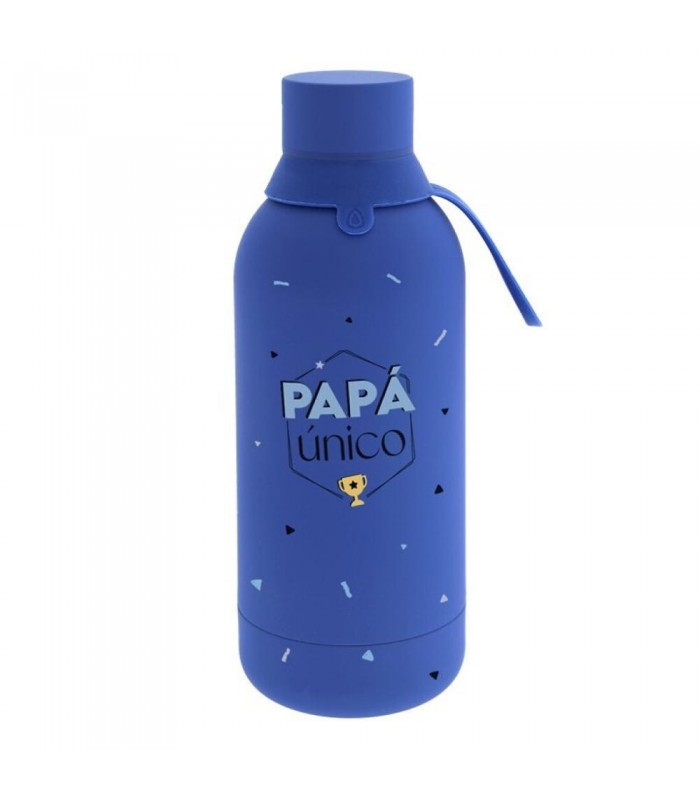 BOTELLA ACERO INOXIDABLE 500 ML - PAPÁ ÚNICO