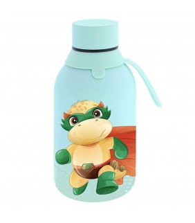 BOTELLA ACERO INOXIDABLE 350ML MINT SUPER DINO
