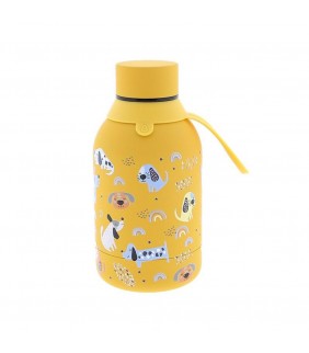 BOTELLA ACERO INOXIDABLE 350ML MOUSTARD DOGS
