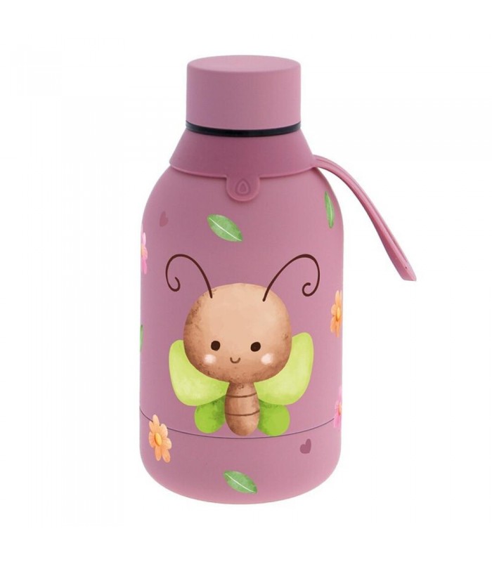 BOTELLA TÉRMICA MARIPOSA TAPON