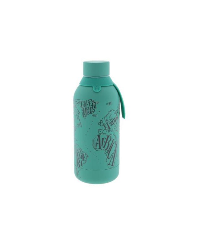 BOTELLA ACERO INOXIDABLE 500ML PEPPERMINT NEW MAPS