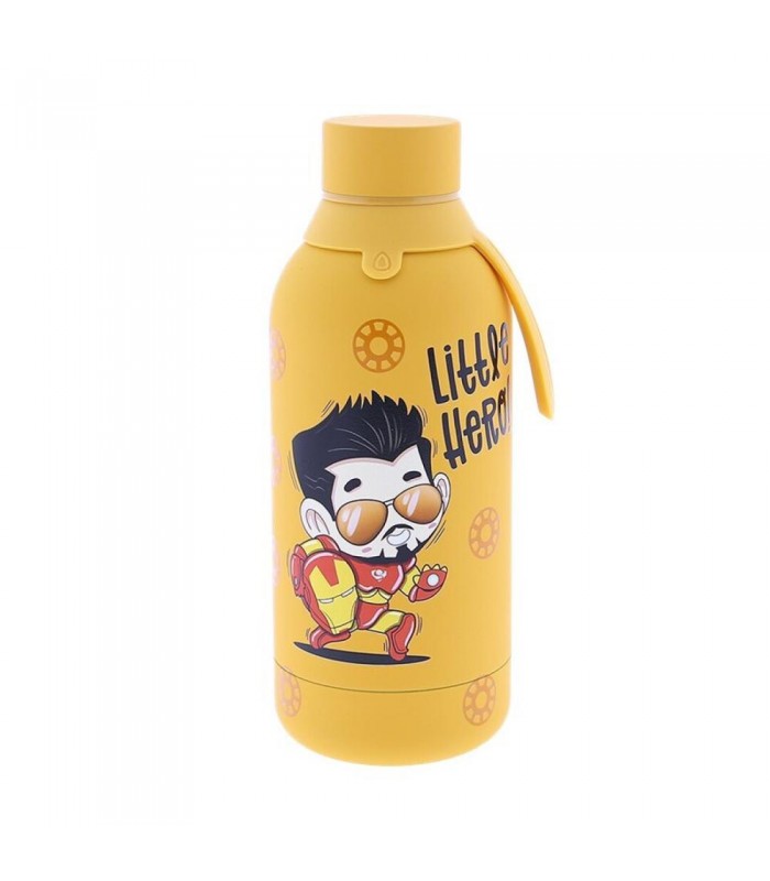 BOTELLA ACERO INOXIDABLE 500 ML MOUSTARD LITTLE HE