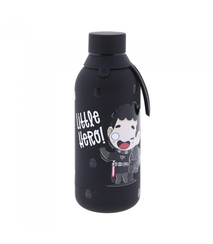 BOTELLA ACERO INOXIDABLE 500 ML BLACK LITTLE HERO