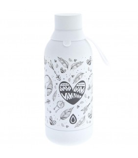 BOTELLA ACERO INOXIDABLE 500ML ICE BOHO HEART