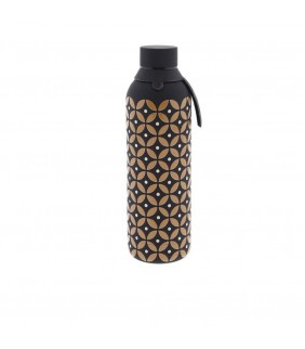 BOTELLA ACERO INOXIDABLE 710ML BLACK 80'S DOTS