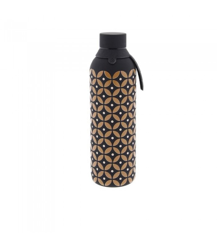 BOTELLA ACERO INOXIDABLE 710ML BLACK 80'S DOTS