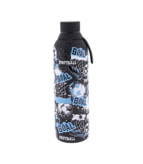 BOTELLA ACERO INOXIDABLE 710ML BLACK FOOTBALL