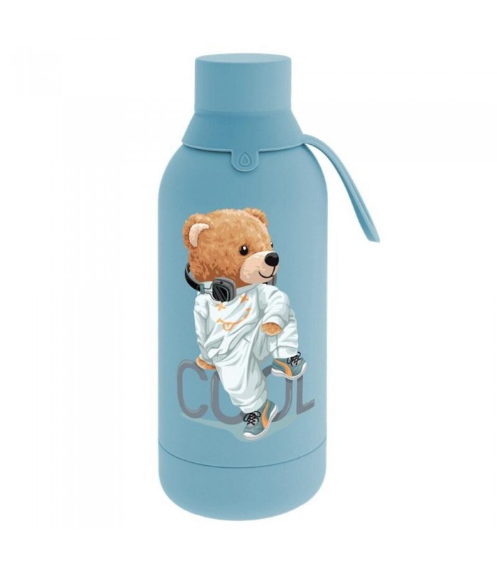 THERMAL BOTTLE 500ML - EMERALD TEDDY STORY CLUB