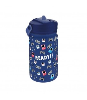 BOTELLA TÉRMICA  330ML  DARK BLUE - READY 