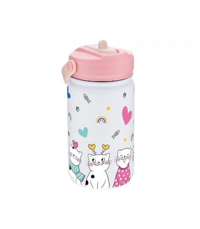 BOTELLA TÉRMICA - ICE PINK - CATS