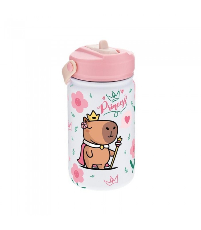 BOTELLA TÉRMICA ADAPTADOR INF ROSA CAPIVARA