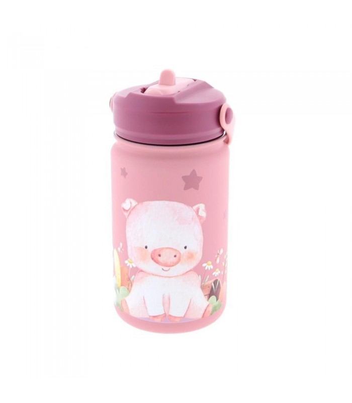  THERMAL BOTTLE WITH ADAPTER 330ML -MAKE UP PIG